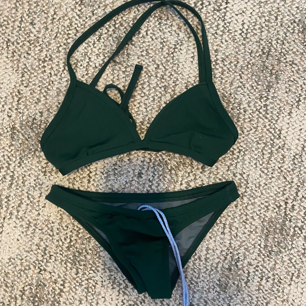 Jolyn swim bikini, XS, dark green